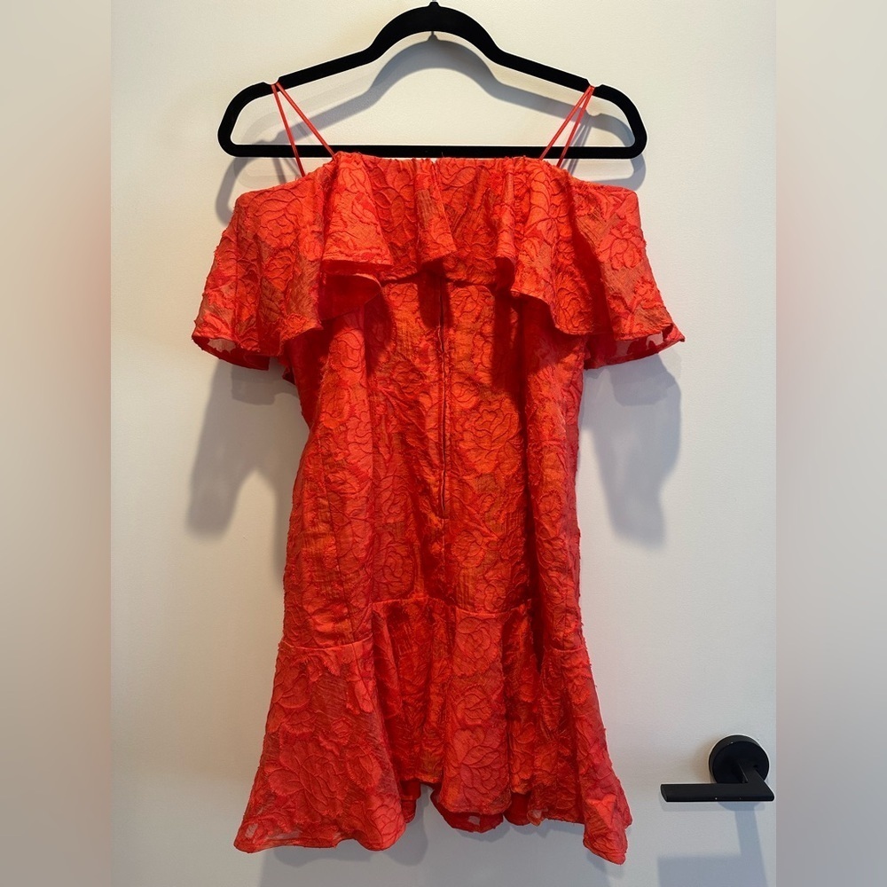 KEEPSAKE the Label Strapless Coral Dress - Picture 3 of 6